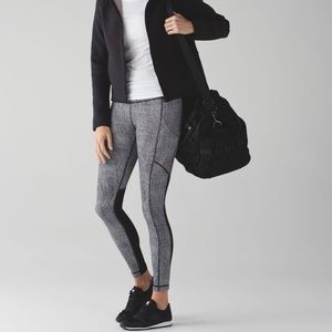 Lululemon Fall Net White Speed Tight V
